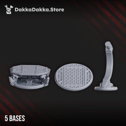 Space Dwarf Brokkr The Bronze Beard Build Kit, proxy miniature, 28mm heroic scale unpainted resin, view 8