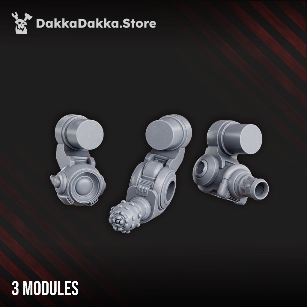 Space Dwarf Brokkr The Bronze Beard Build Kit, proxy miniature, 28mm heroic scale unpainted resin, view 10