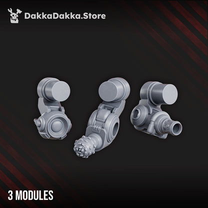 Space Dwarf Brokkr The Bronze Beard Build Kit, proxy miniature, 28mm heroic scale unpainted resin, view 10