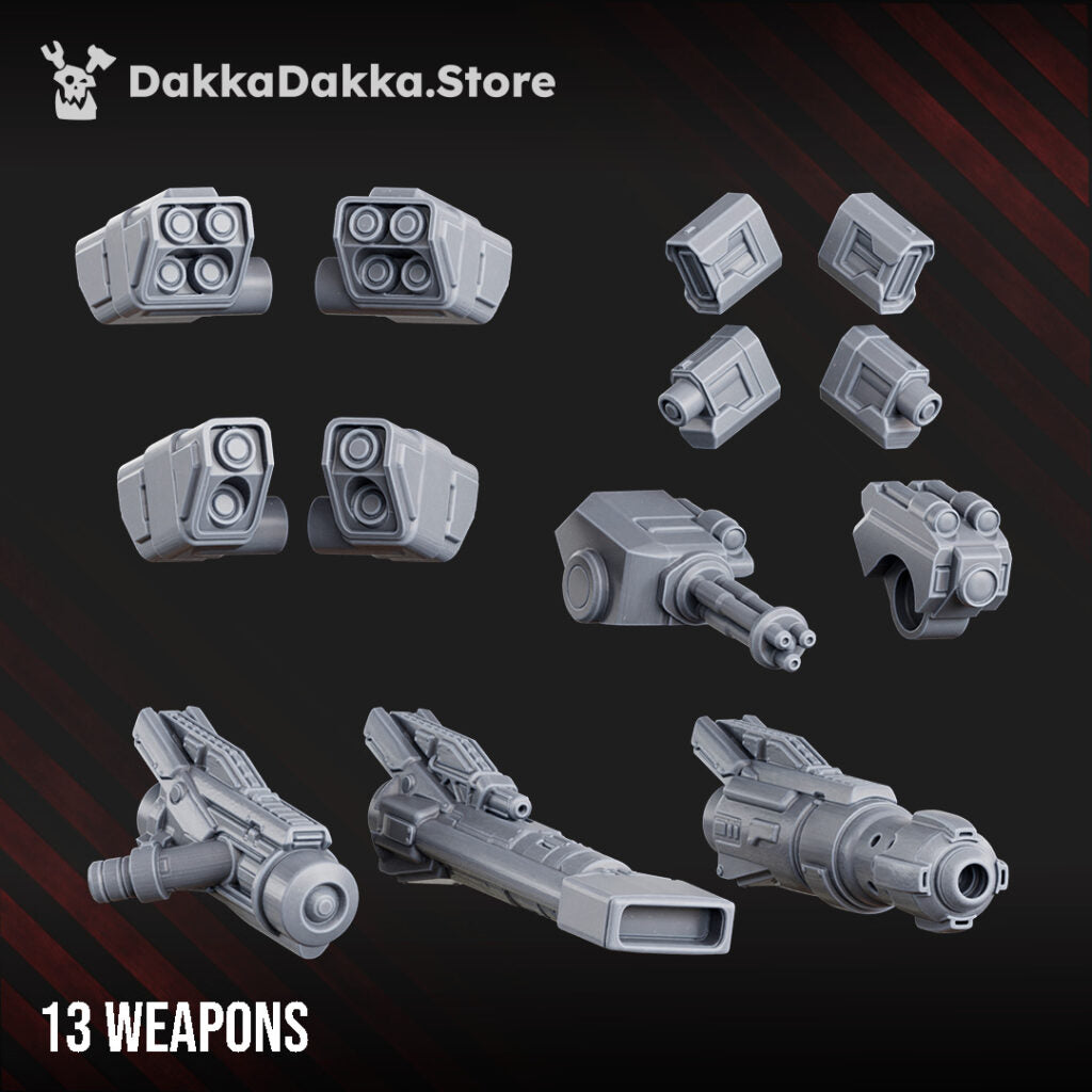 Space Dwarf Goliath Transporter, proxy miniature, 28mm heroic scale unpainted resin, view 6