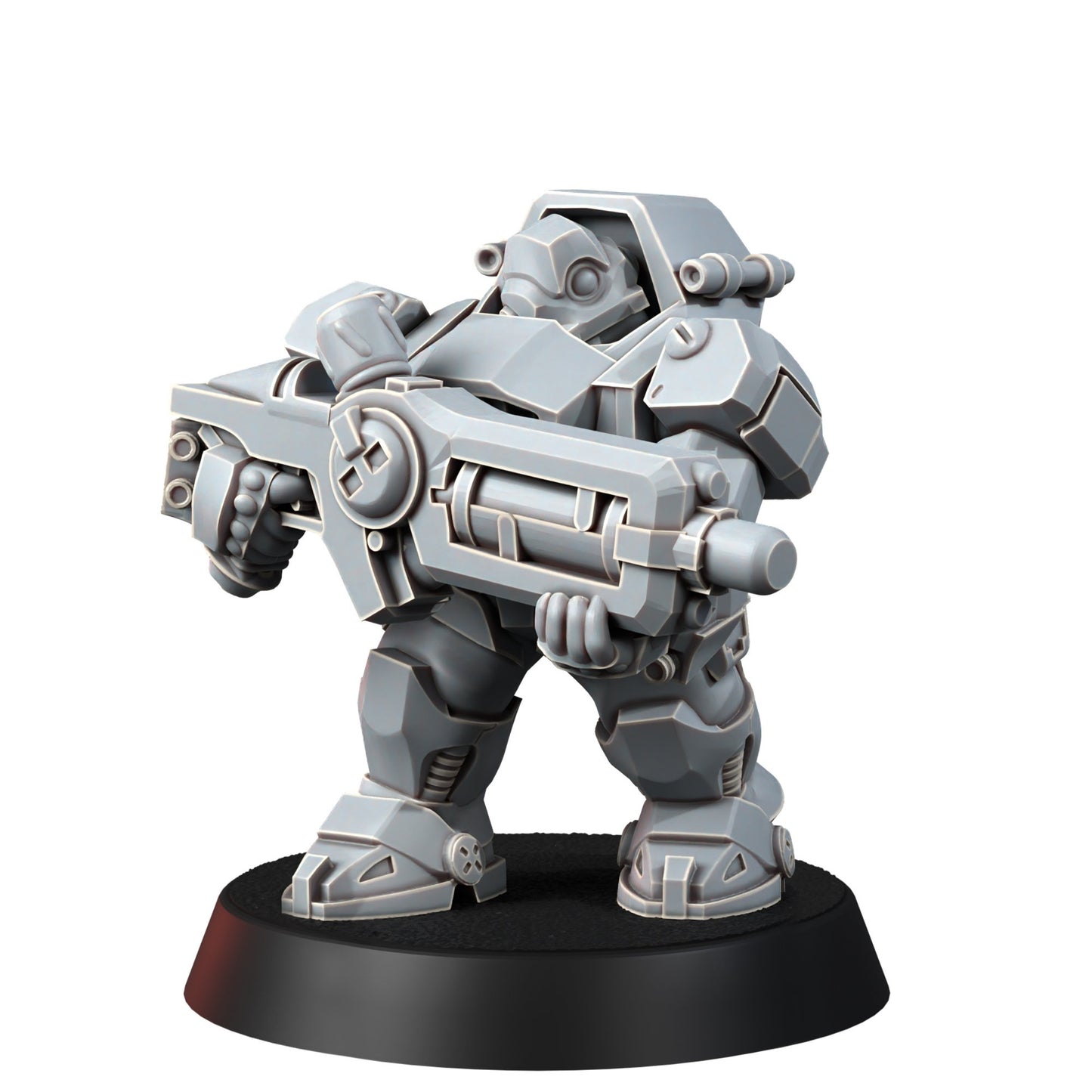 Space Dwarf Border Warriors (12 Units), proxy miniature, squad, 28mm heroic scale unpainted resin, view 9