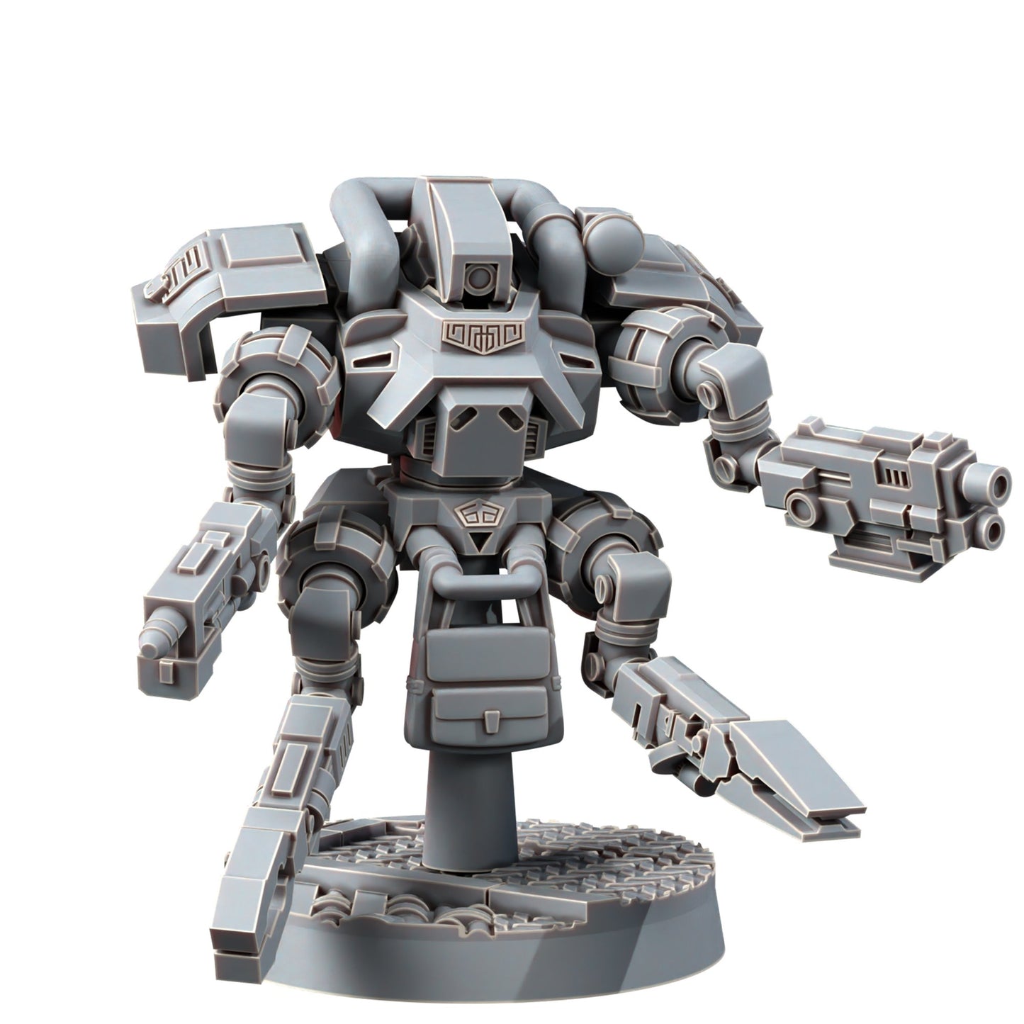 Space Dwarf Thoradins Drones (3 Units), proxy miniature, squad, 28mm heroic scale unpainted resin, view 4