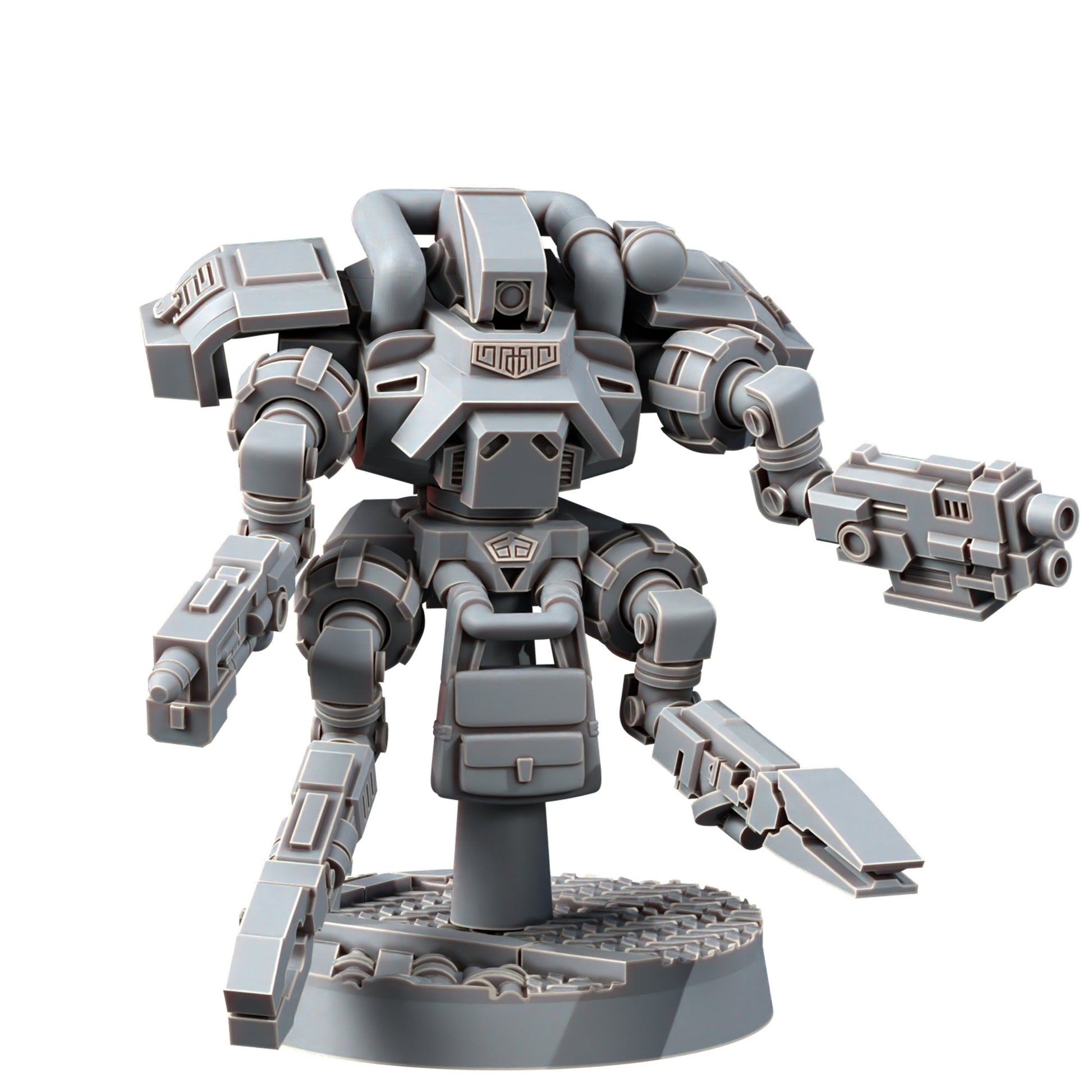 Space Dwarf Thoradins Team (5 Units), proxy miniature, squad, 28mm heroic scale unpainted resin, view 7