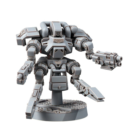 Space Dwarf Thoradins Team (5 Units), proxy miniature, squad, 28mm heroic scale unpainted resin, view 7