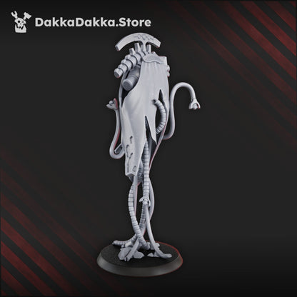 Necro Nightmare, proxy miniature, 28mm heroic scale unpainted resin, view 4