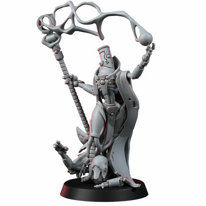 Necro Queen, proxy miniature, character, 28mm heroic scale unpainted resin