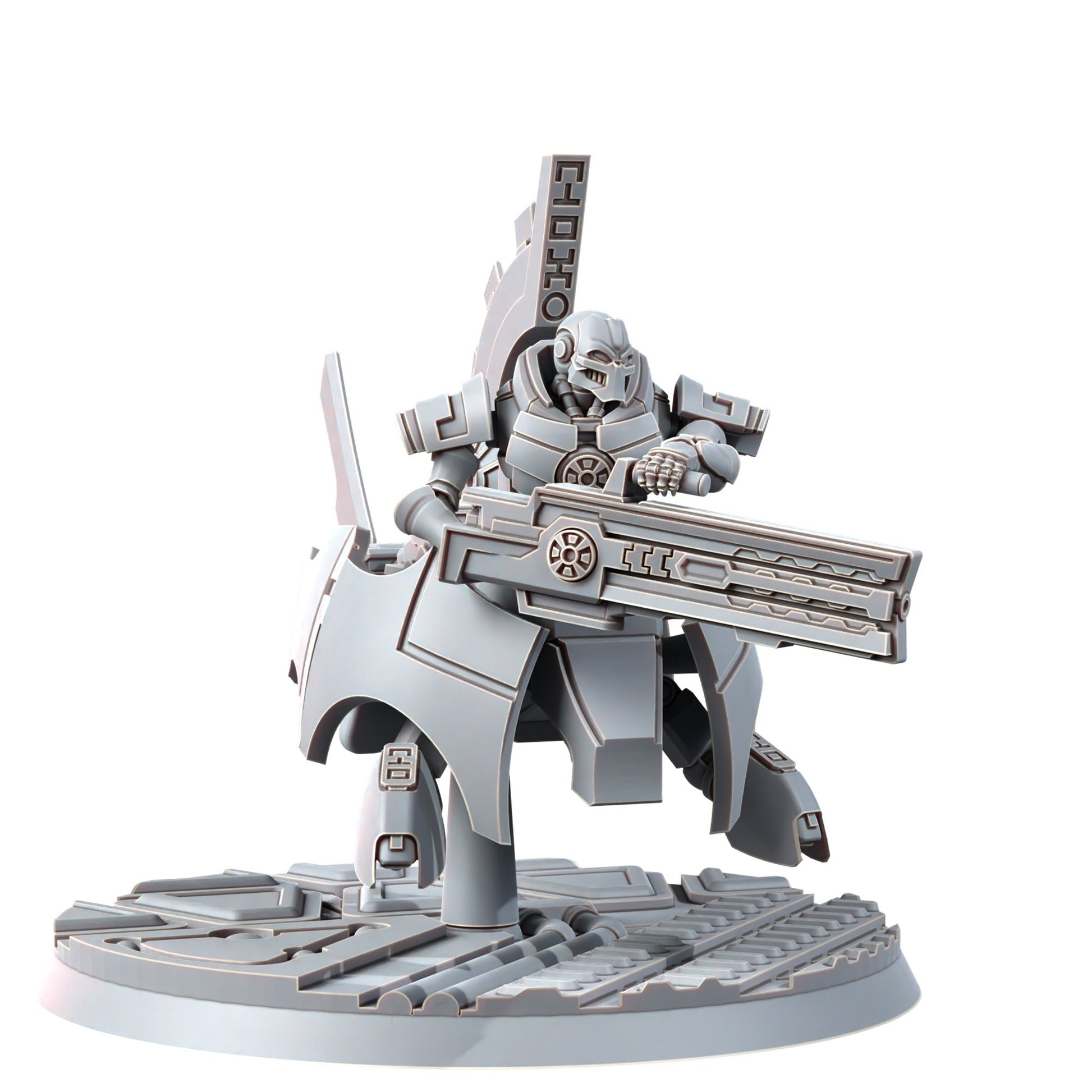 Necro Flyings (3 Units), proxy miniature, squad, 28mm heroic scale unpainted resin, view 3
