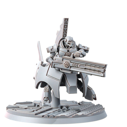 Necro Flyings (3 Units), proxy miniature, squad, 28mm heroic scale unpainted resin, view 3