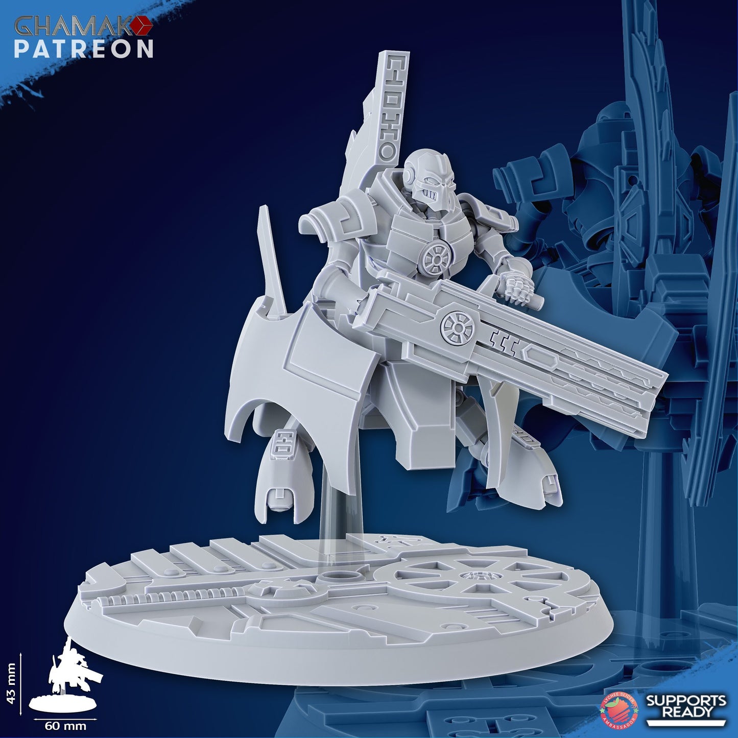 Necro Flyings (3 Units), proxy miniature, squad, 28mm heroic scale unpainted resin, view 6