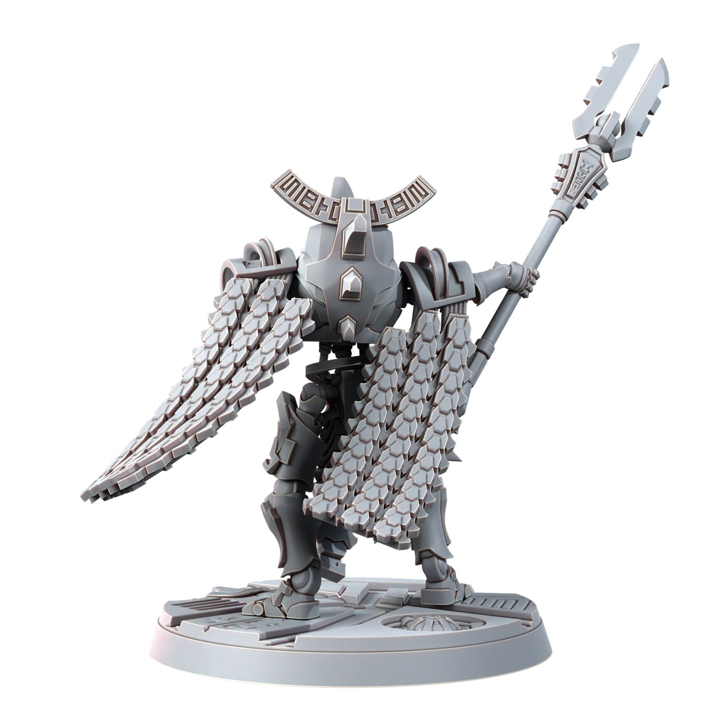 Necro Lord V1, proxy miniature, character, 28mm heroic scale unpainted resin, view 3