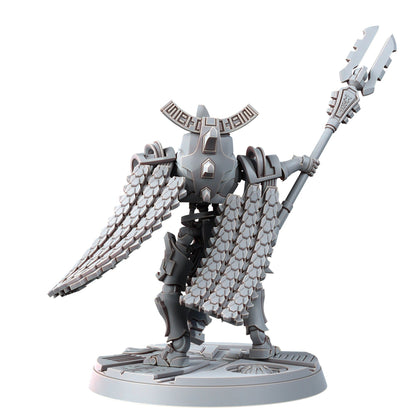Necro Lord V1, proxy miniature, character, 28mm heroic scale unpainted resin, view 3