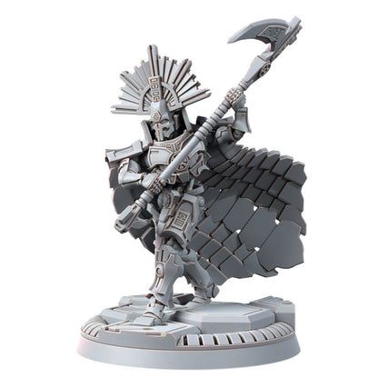 Necro Lord V3, proxy miniature, character, 28mm heroic scale unpainted resin, view 2