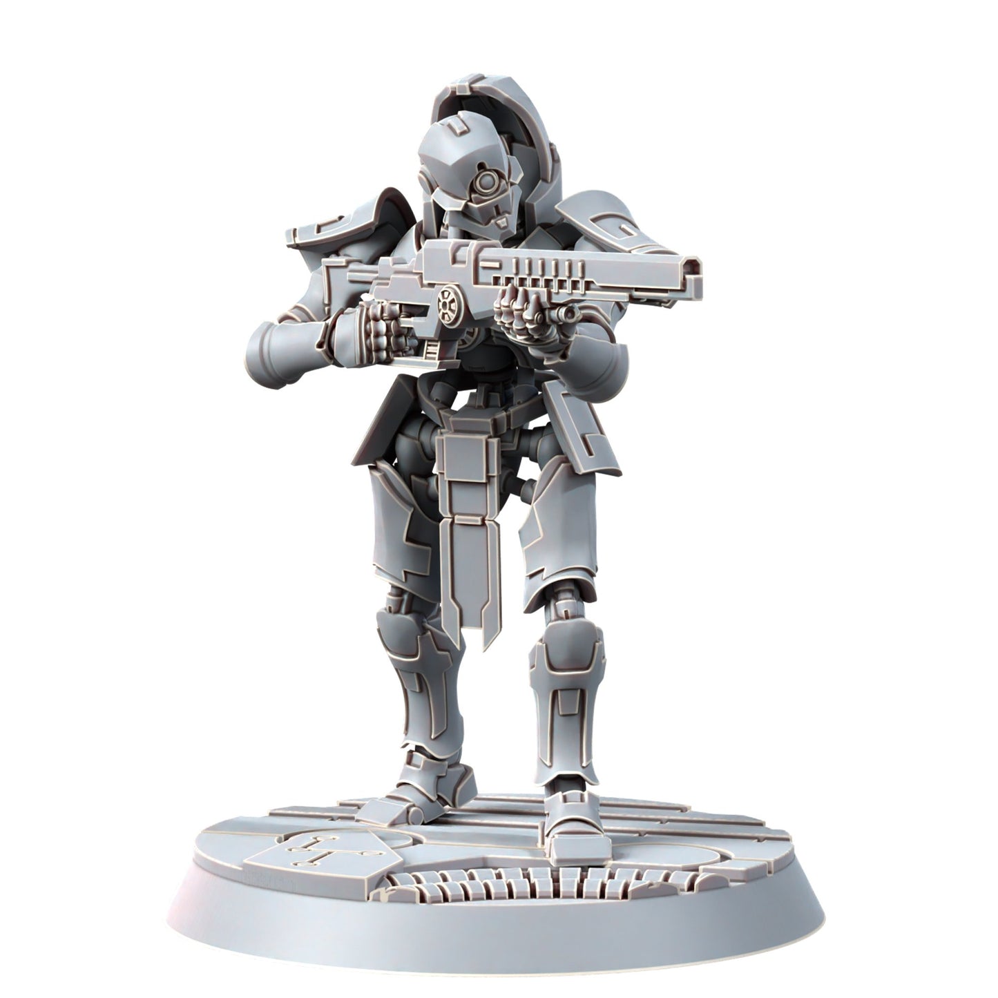 Necro Snipers Modular Kit (10 Units), proxy miniature, squad, 28mm heroic scale unpainted resin, view 6