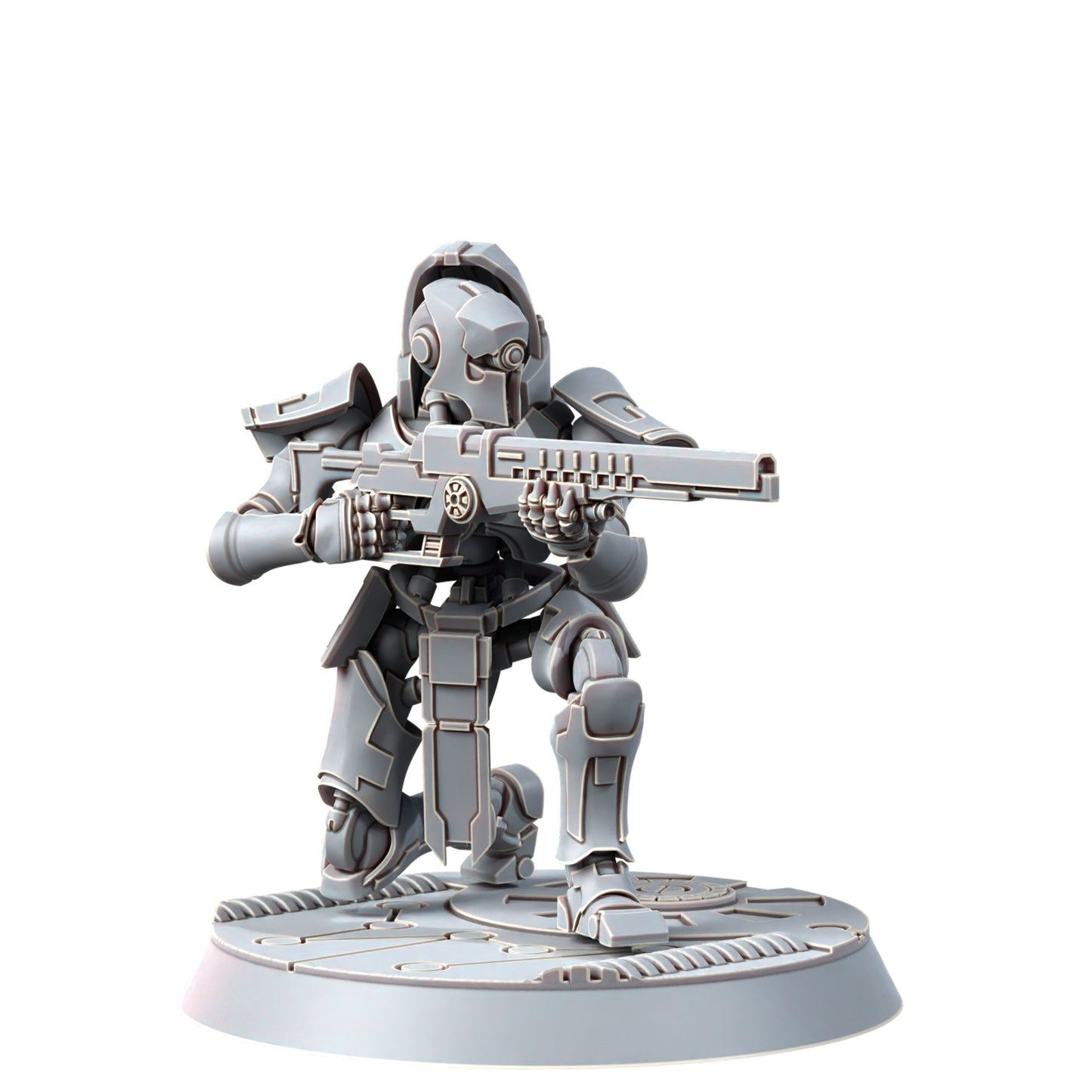 Necro Snipers Modular Kit (10 Units), proxy miniature, squad, 28mm heroic scale unpainted resin, view 7