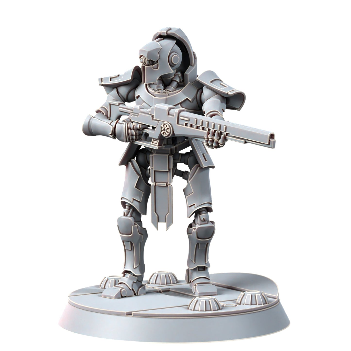 Necro Snipers Modular Kit (10 Units), proxy miniature, squad, 28mm heroic scale unpainted resin, view 9