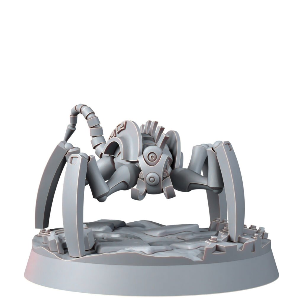 Necro Vanquisher Pet, proxy miniature, 28mm heroic scale unpainted resin, view 2