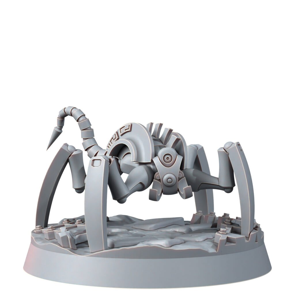 Necro Vanquisher Pet, proxy miniature, 28mm heroic scale unpainted resin, view 4