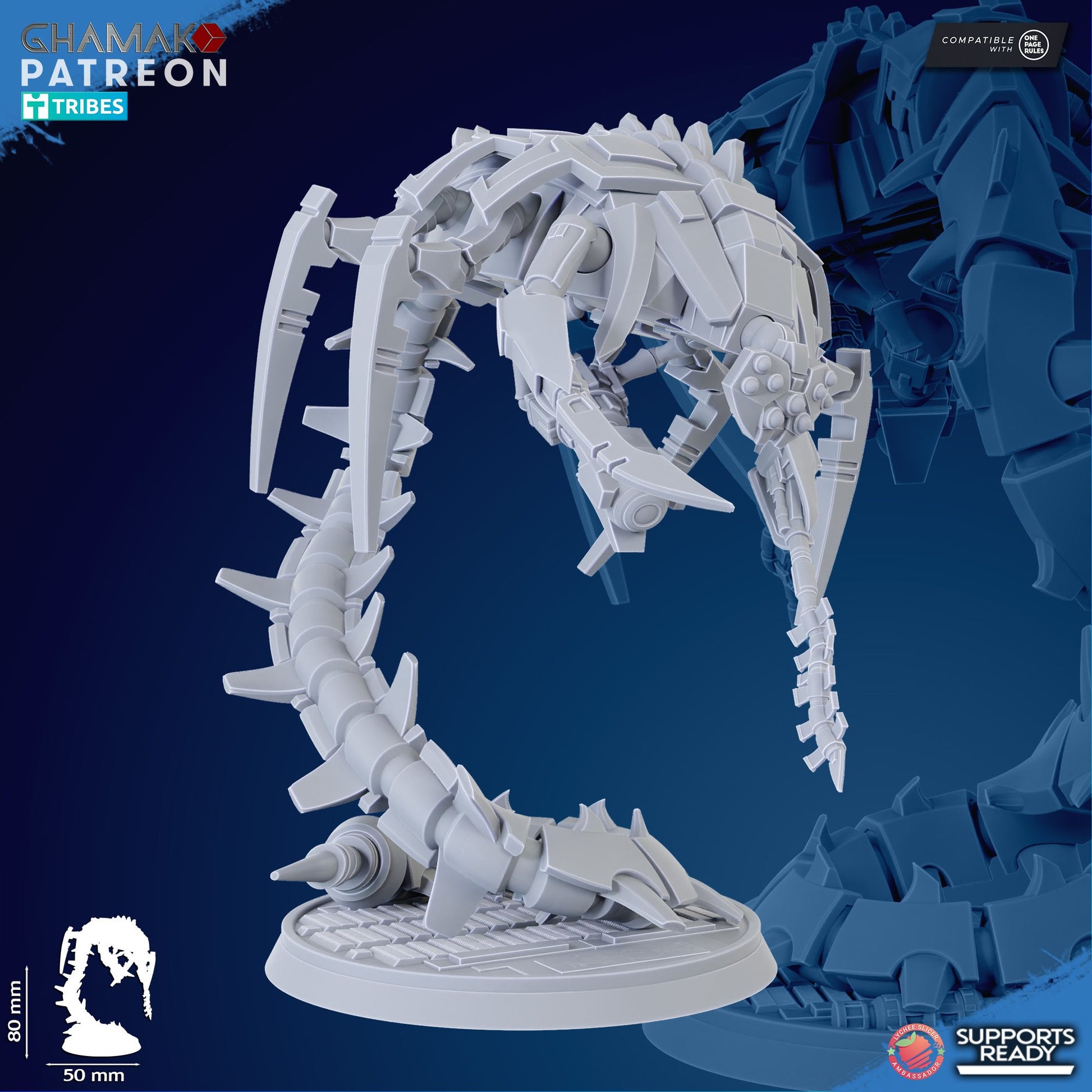 Necro Wraith, proxy miniature, 28mm heroic scale unpainted resin, view 3
