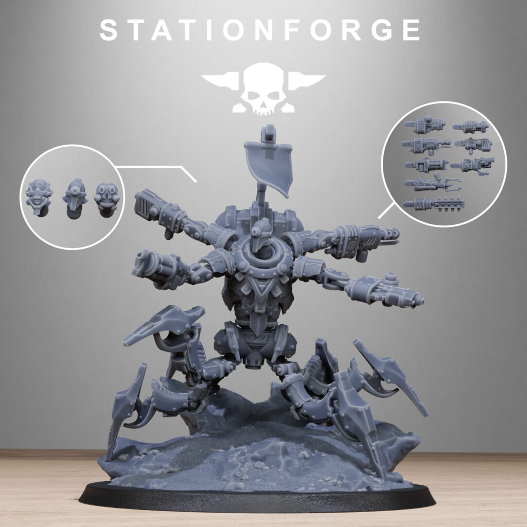 Necro Executor, proxy miniature, 28mm heroic scale unpainted resin
