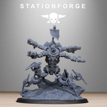 Necro Executor, proxy miniature, 28mm heroic scale unpainted resin, view 8