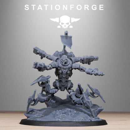 Necro Executor, proxy miniature, 28mm heroic scale unpainted resin, view 9