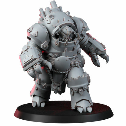 Orks Mechdread, proxy miniature, walker, 28mm heroic scale unpainted resin