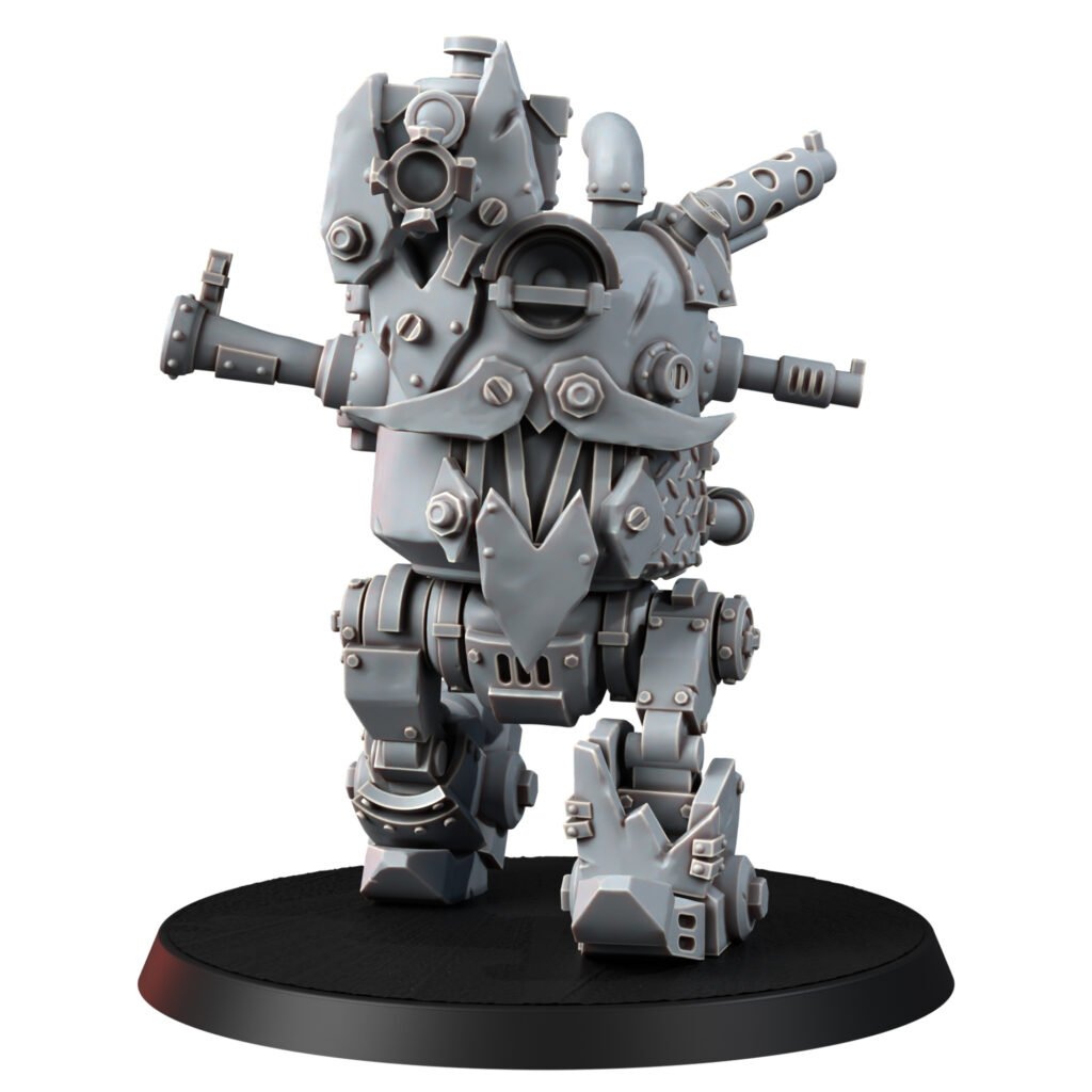 Orks Killa Kan 03, proxy miniature, 28mm heroic scale unpainted resin