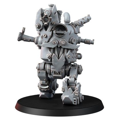 Orks Killa Kan 03, proxy miniature, 28mm heroic scale unpainted resin, view 2