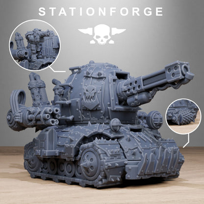 Orks Mini Tank, proxy miniature, 28mm heroic scale unpainted resin