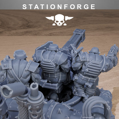 Orks Mini Tank, proxy miniature, 28mm heroic scale unpainted resin, view 8