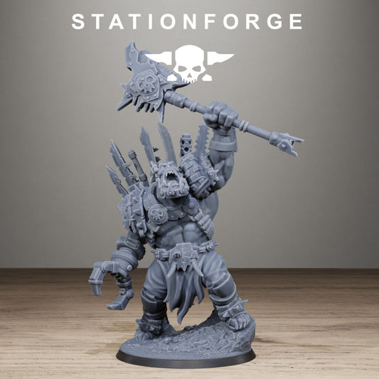 Orks Strangeboy, proxy miniature, 28mm heroic scale unpainted resin