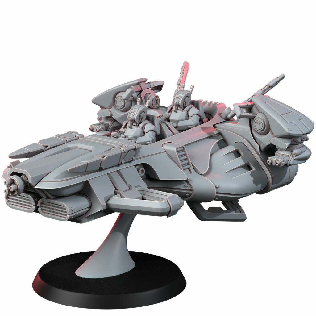 Tuai Apc Cometail, proxy miniature, transport, 28mm heroic scale unpainted resin