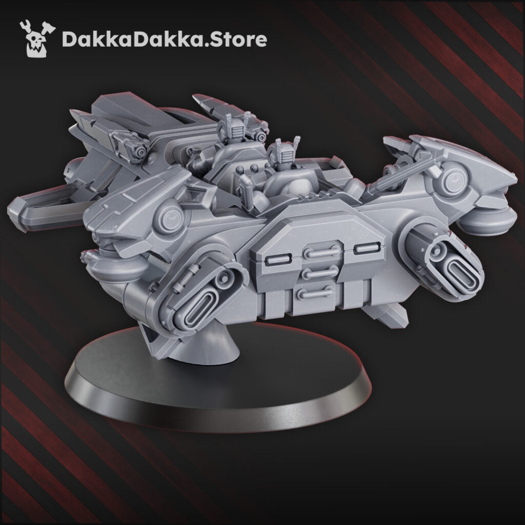 Tuai Apc Cometail, proxy miniature, transport, 28mm heroic scale unpainted resin, view 3