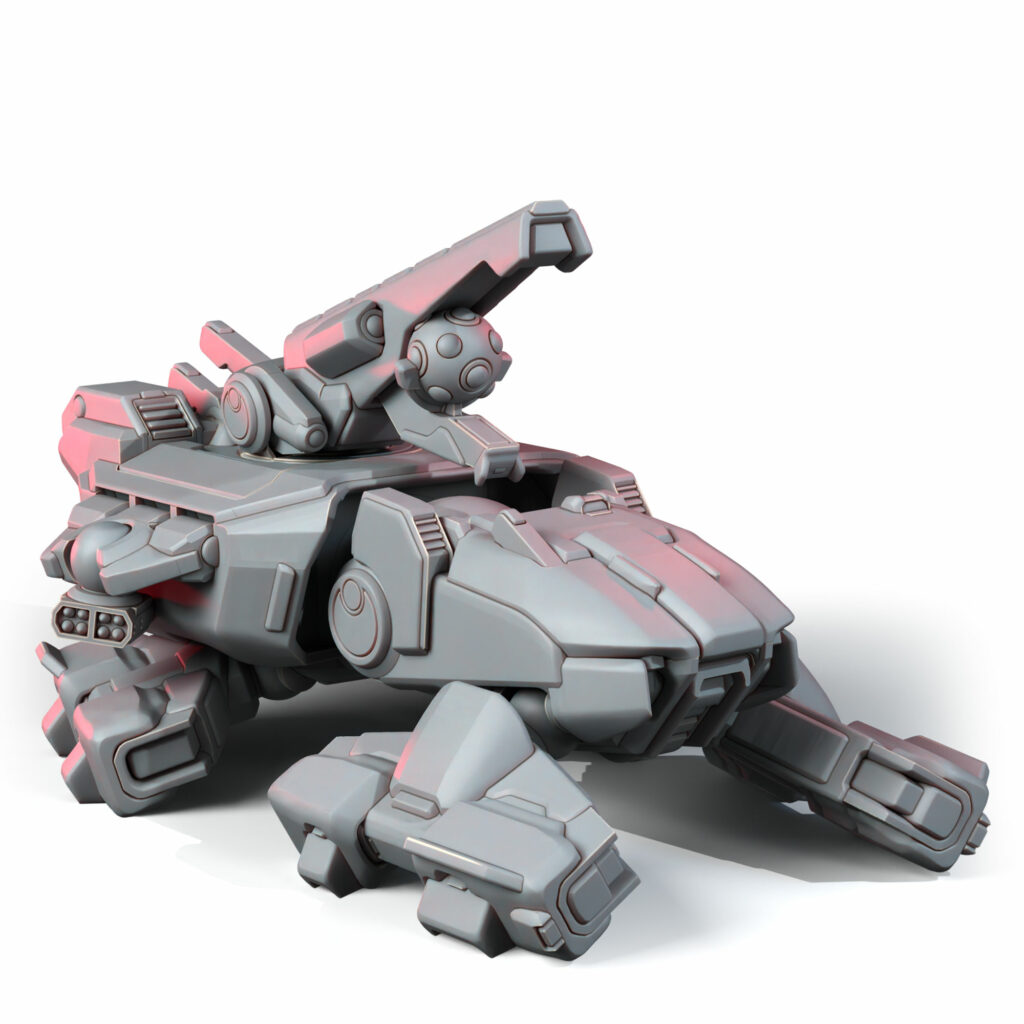 Tuai Apc Solarwind, proxy miniature, transport, 28mm heroic scale unpainted resin