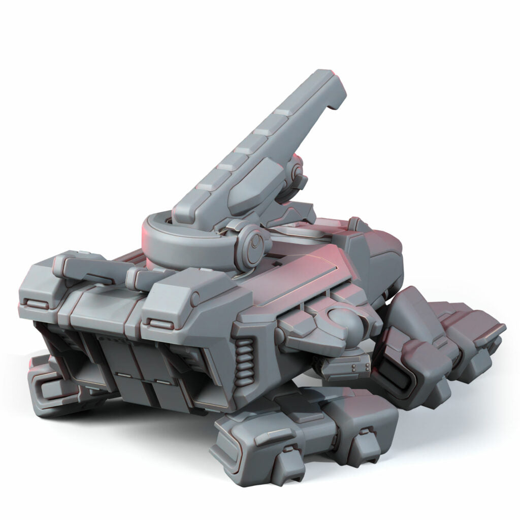 Tuai Apc Solarwind, proxy miniature, transport, 28mm heroic scale unpainted resin, view 2