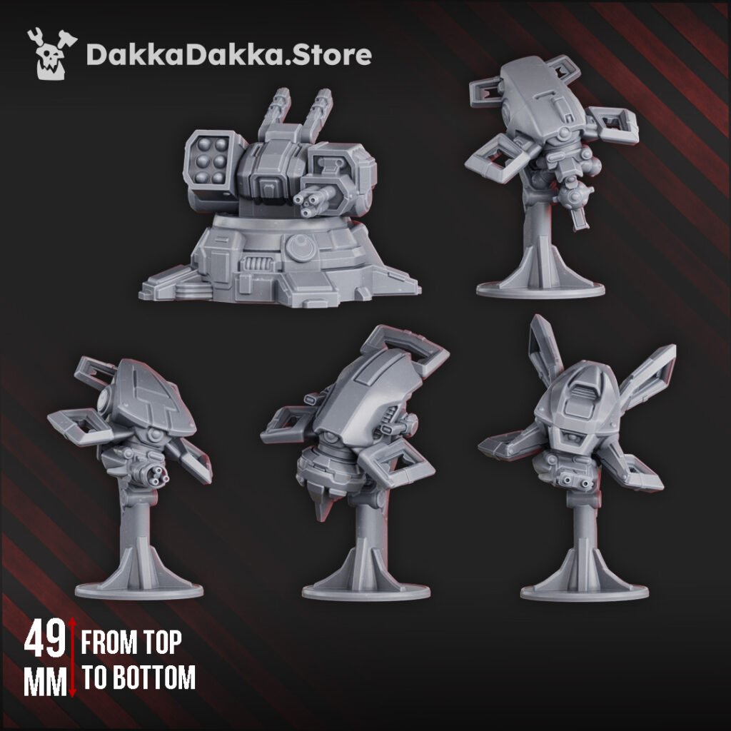 Tuai Assault Team V2, proxy miniature, squad, 28mm heroic scale unpainted resin, view 4