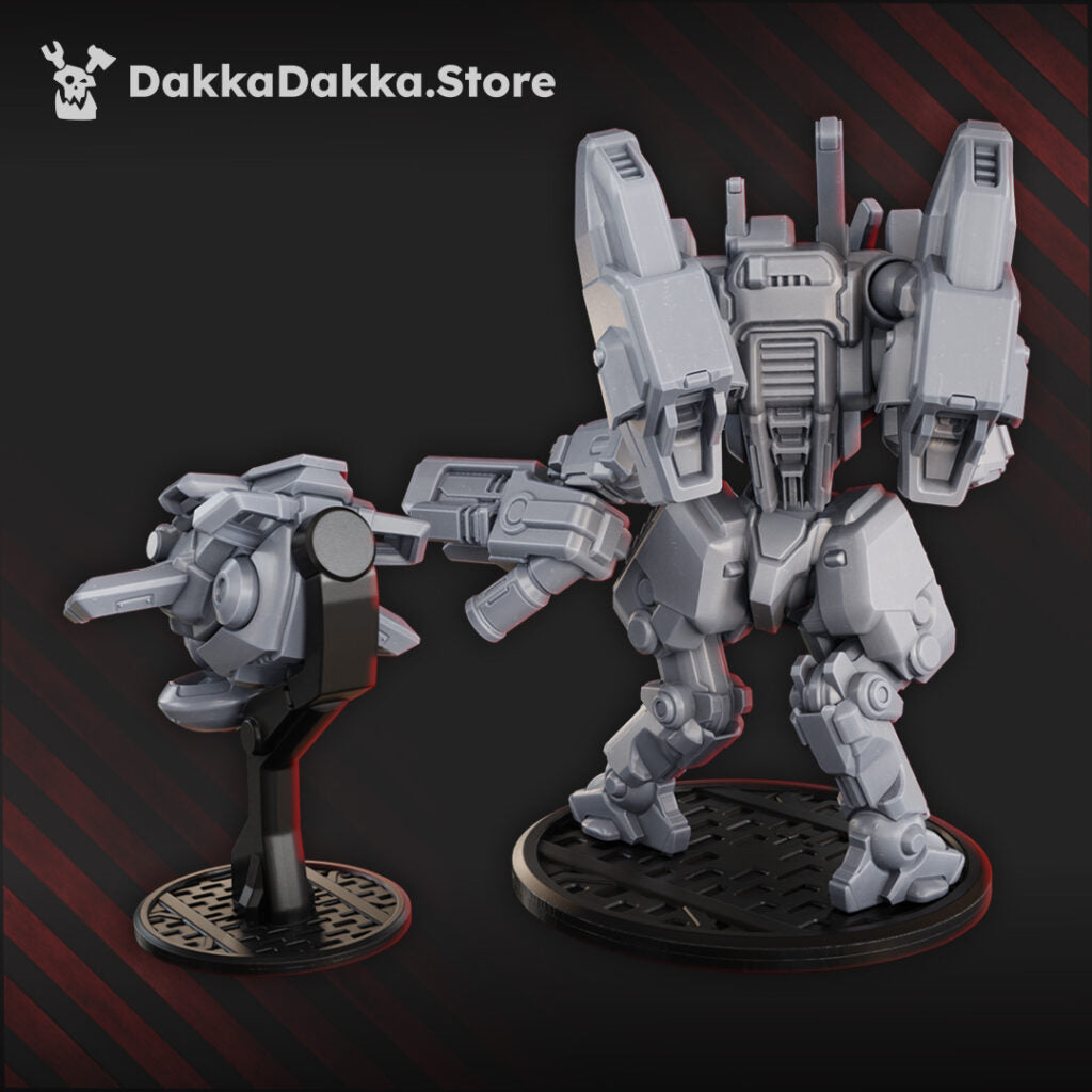 Tuai Commander Mki, proxy miniature, character, 28mm heroic scale unpainted resin, view 2