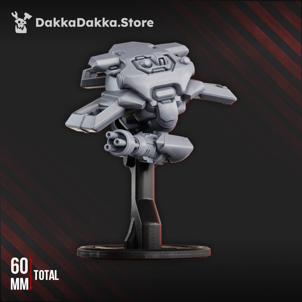 Tuai Commander Mki, proxy miniature, character, 28mm heroic scale unpainted resin, view 4