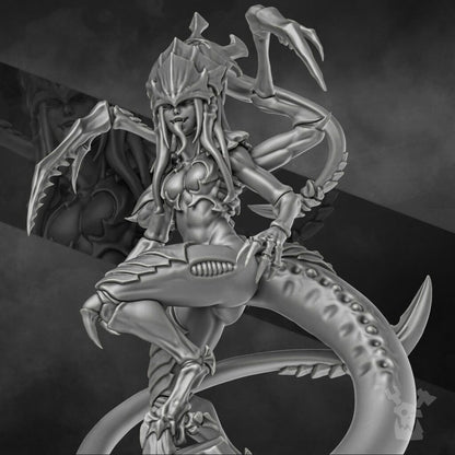 Bio Swarm Hive Queen (65Mm), proxy miniature, character, 28mm heroic scale unpainted resin