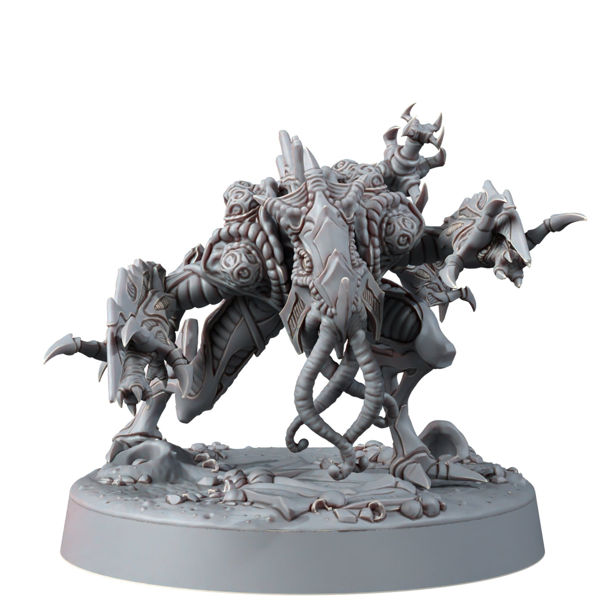 Bio Swarm Genoextractors Modular Kit (10 Units), proxy miniature, squad, 28mm heroic scale unpainted resin, view 4