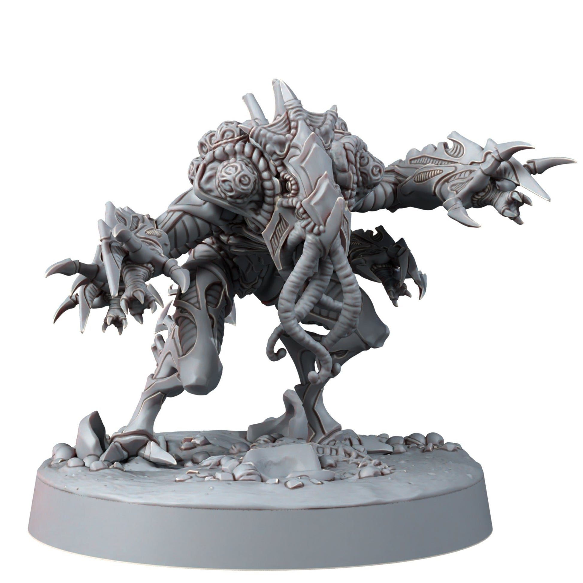 Bio Swarm Genoextractors Modular Kit (10 Units), proxy miniature, squad, 28mm heroic scale unpainted resin, view 5