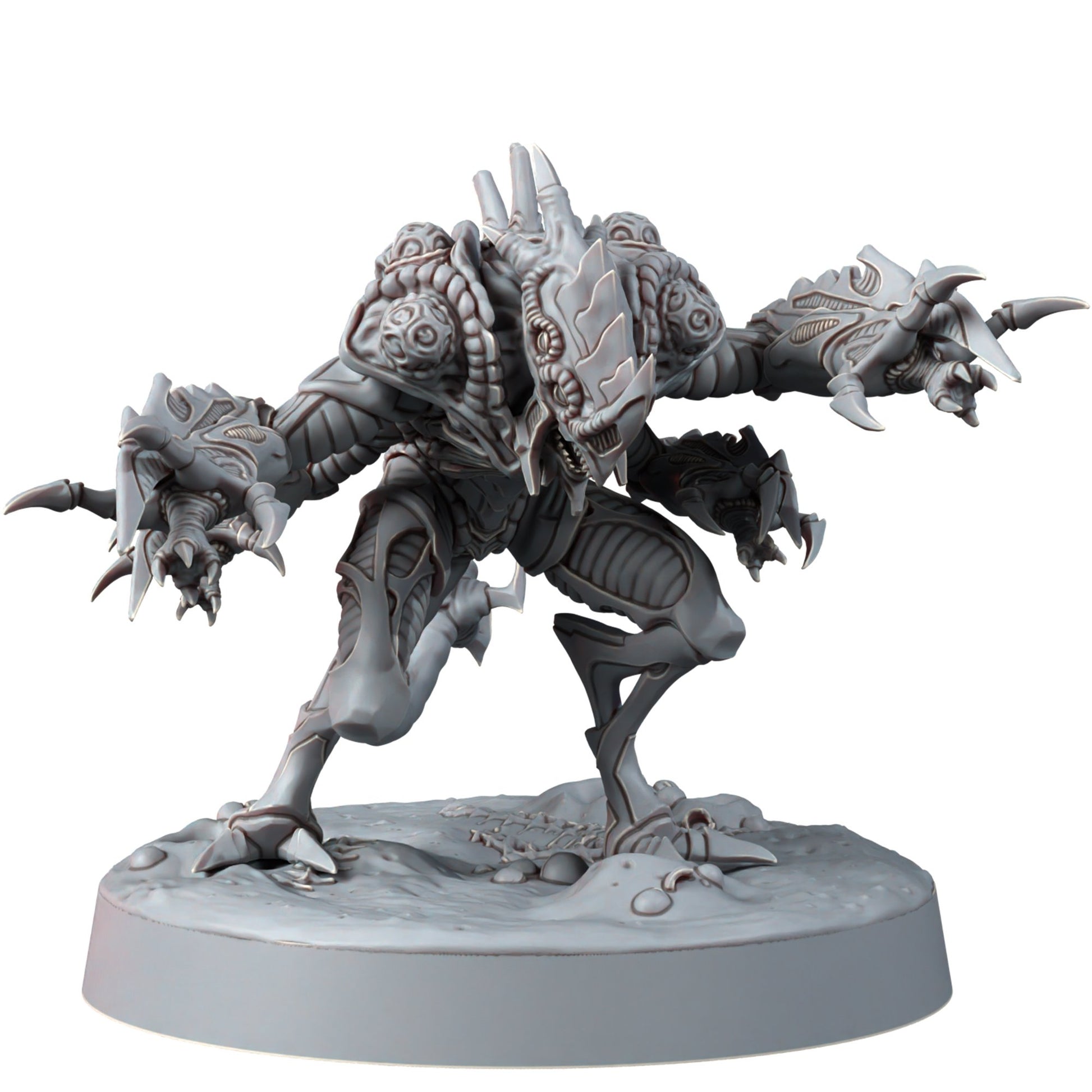 Bio Swarm Genoextractors Modular Kit (10 Units), proxy miniature, squad, 28mm heroic scale unpainted resin, view 9