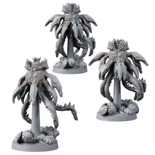 Bio Swarm Sphores (3 Units), proxy miniature, squad, 28mm heroic scale unpainted resin