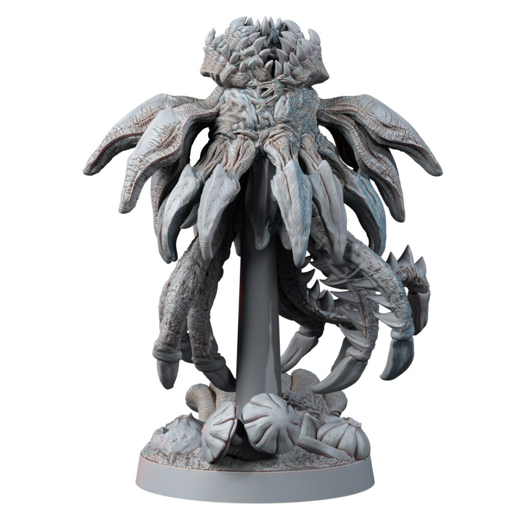 Bio Swarm Sphores (3 Units), proxy miniature, squad, 28mm heroic scale unpainted resin, view 3