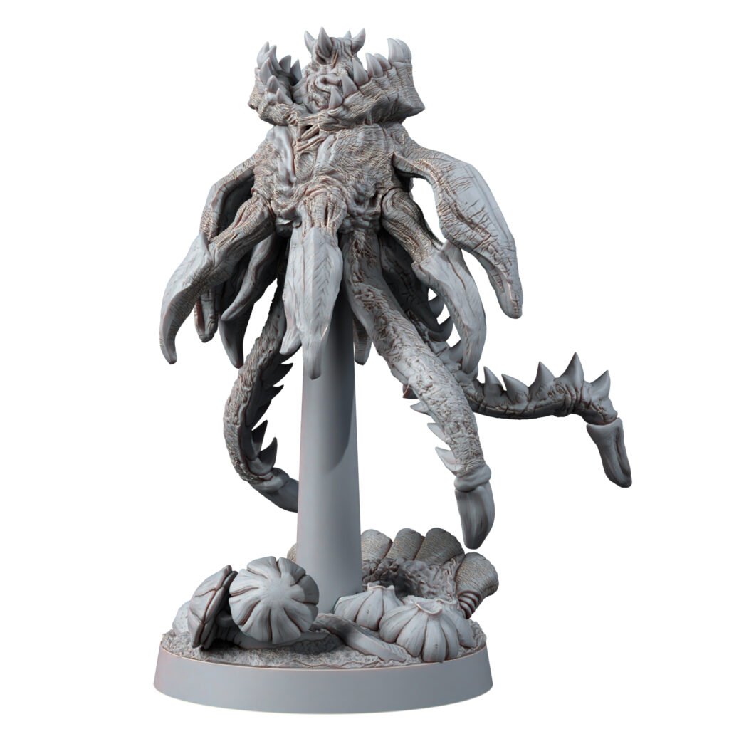 Bio Swarm Sphores (3 Units), proxy miniature, squad, 28mm heroic scale unpainted resin, view 4