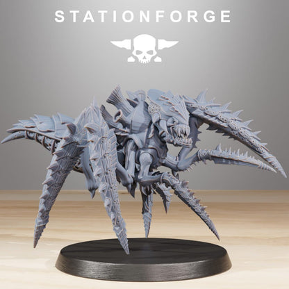 Bio Swarm Crawlers (10 Units), proxy miniature, squad, 28mm heroic scale unpainted resin, view 7