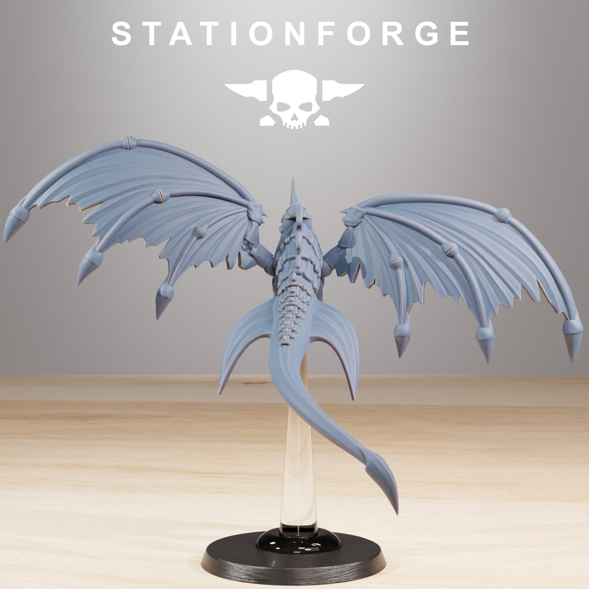 Bio Swarm Flyers (10 Units), proxy miniature, squad, 28mm heroic scale unpainted resin, view 4