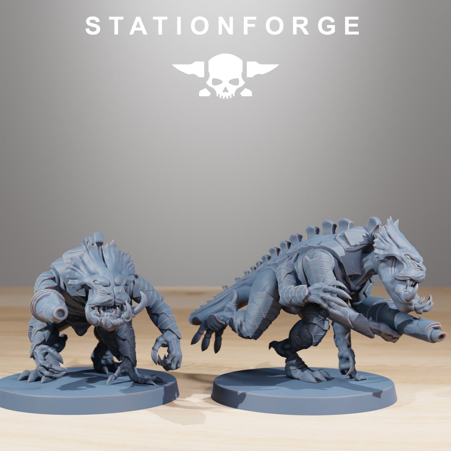 Bio Swarm Infantry (10 Units), proxy miniature, squad, 28mm heroic scale unpainted resin, view 6