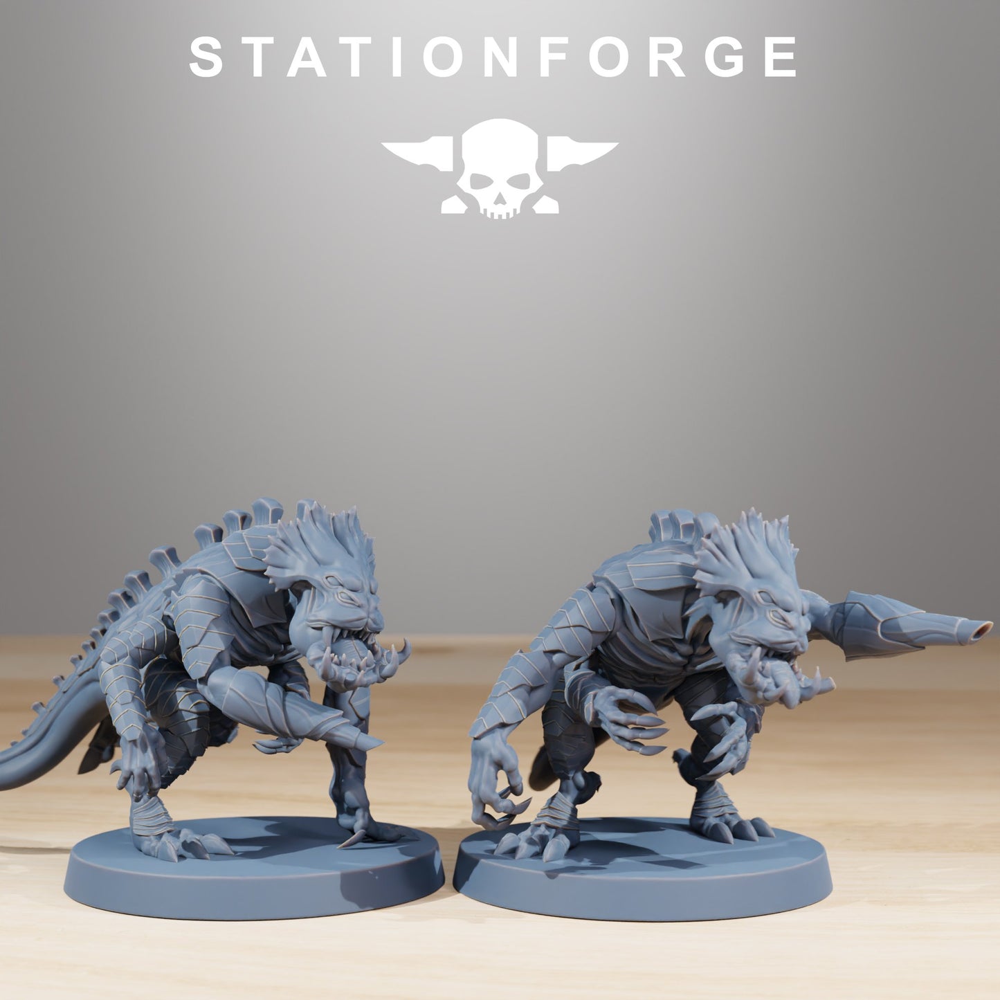 Bio Swarm Infantry (10 Units), proxy miniature, squad, 28mm heroic scale unpainted resin, view 7