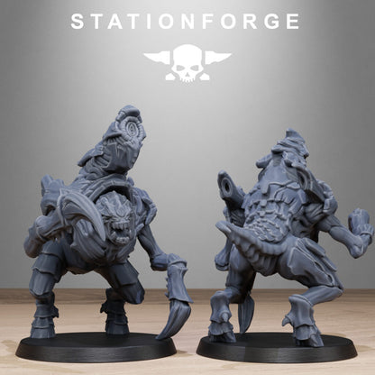 Bio Swarm Karnyxes, proxy miniature, 28mm heroic scale unpainted resin, view 10